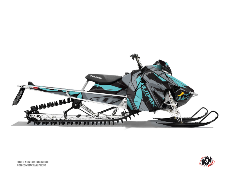 Kit Déco Motoneige Klimb Polaris Axys Cyan