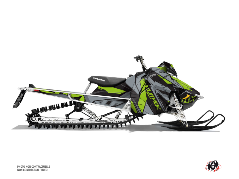 Polaris Axys Snowmobile Klimb Graphic Kit Green