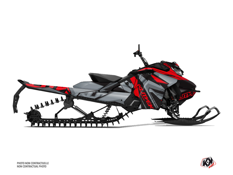 Skidoo Gen 4 Snowmobile Klimb Graphic Kit Red