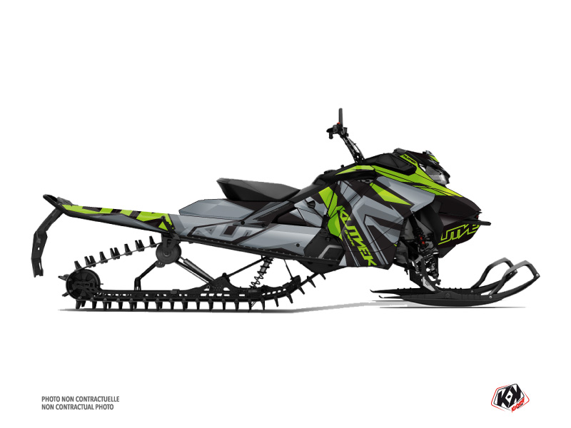 Skidoo Gen 4 Snowmobile Klimb Graphic Kit Green