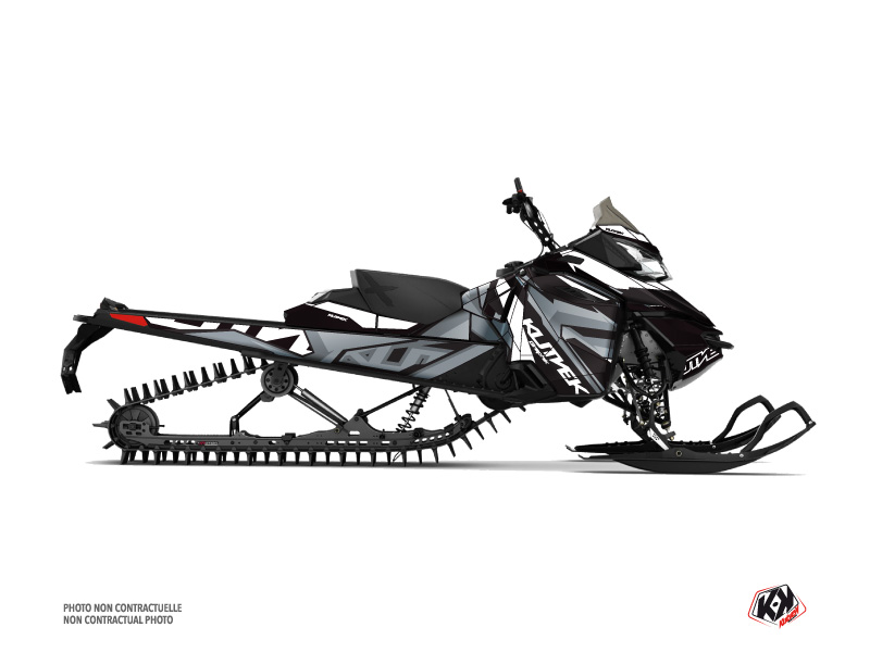 Skidoo REV XM Snowmobile Klimb Graphic Kit White