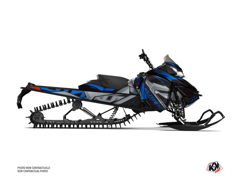Skidoo REV XM Snowmobile Klimb Graphic Kit Blue