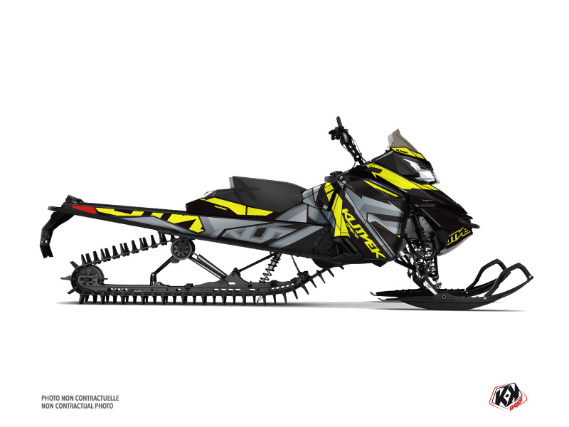 Kit Déco Motoneige Klimb Skidoo REV XM Jaune