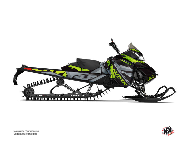 Skidoo REV XM Snowmobile Klimb Graphic Kit Green
