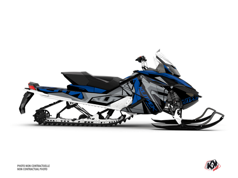 Kit Déco Motoneige Klimb Skidoo REV XP Bleu