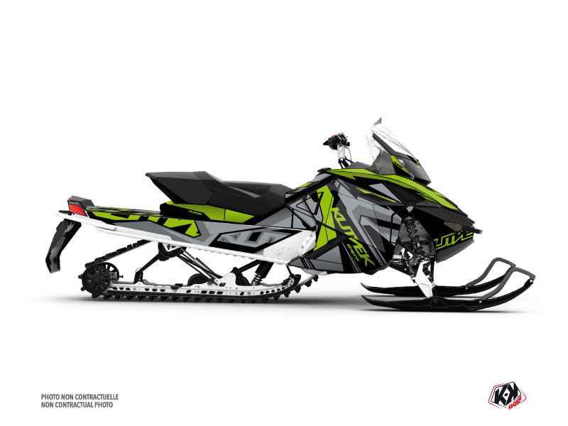 Kit Déco Motoneige Klimb Skidoo REV XP Vert