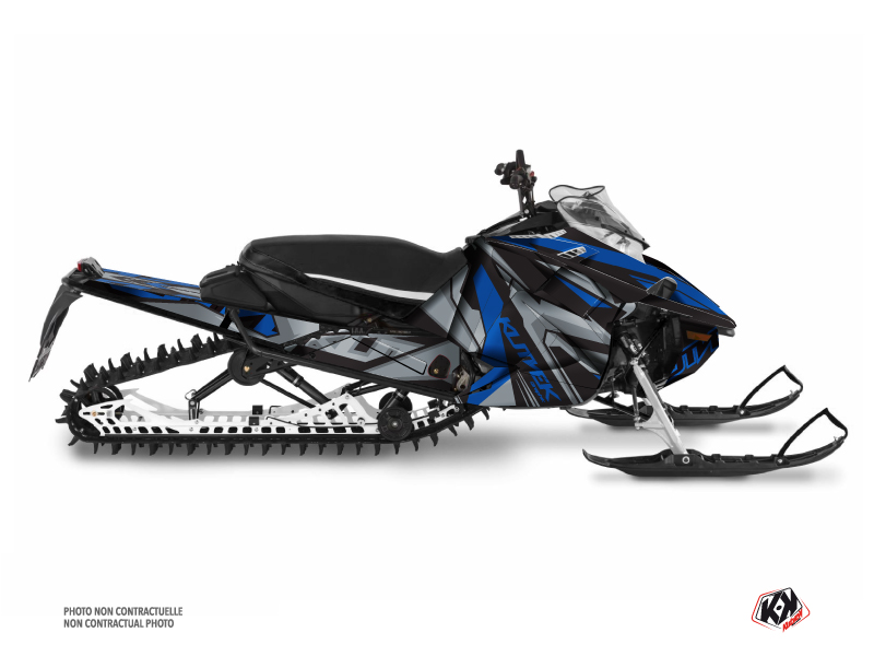 Yamaha Sidewinder Snowmobile Klimb Graphic Kit Blue