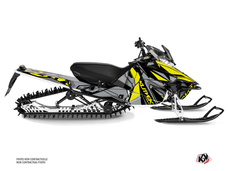 Yamaha SR Viper Snowmobile Klimb Graphic Kit Yellow