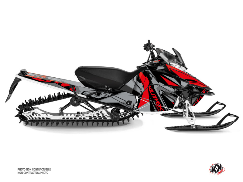 Yamaha SR Viper Snowmobile Klimb Graphic Kit Red