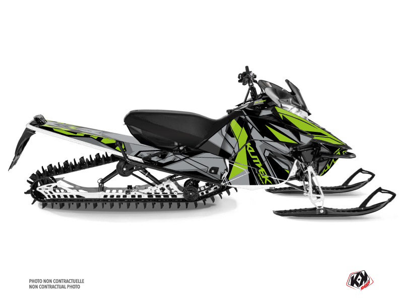 Yamaha SR Viper Snowmobile Klimb Graphic Kit Green