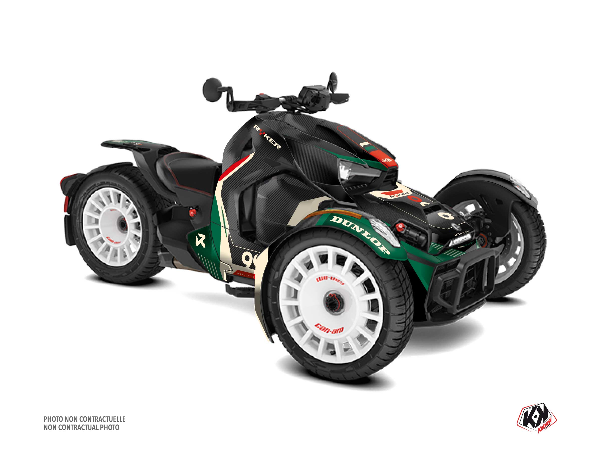 Kit Déco Hybride Klover Can Am Ryker 900 Edition Rally Vert