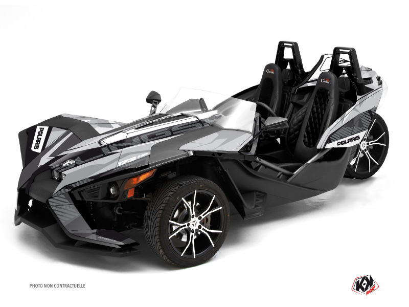 Polaris Slingshot Roadster Knight Graphic Kit Grey