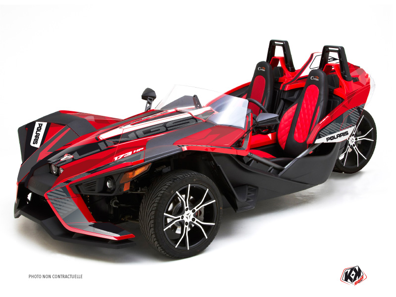 Polaris Slingshot Roadster Knight Graphic Kit Red