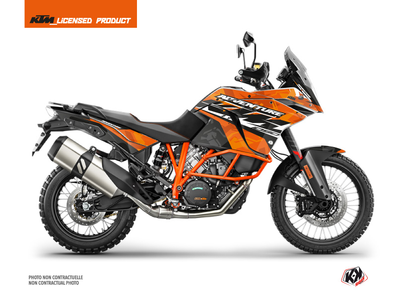 Kit Déco Moto Kombat KTM 1090 Adventure R Orange