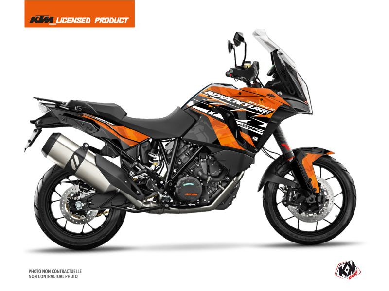 Kit Déco Moto Kombat KTM 1290 Super Adventure S Orange