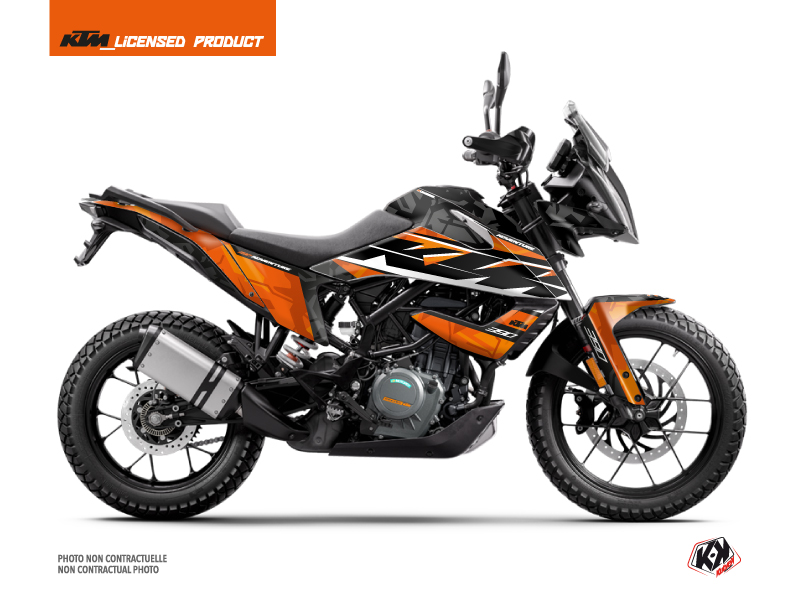 KTM 390 Adventure Street Bike Kombat Graphic Kit Orange