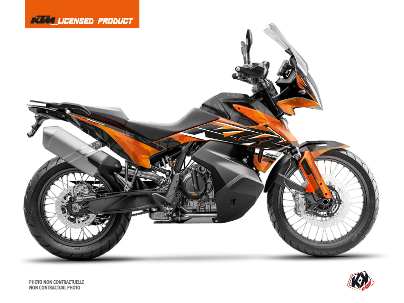 KTM 790 Adventure Street Bike Kombat Graphic Kit Orange