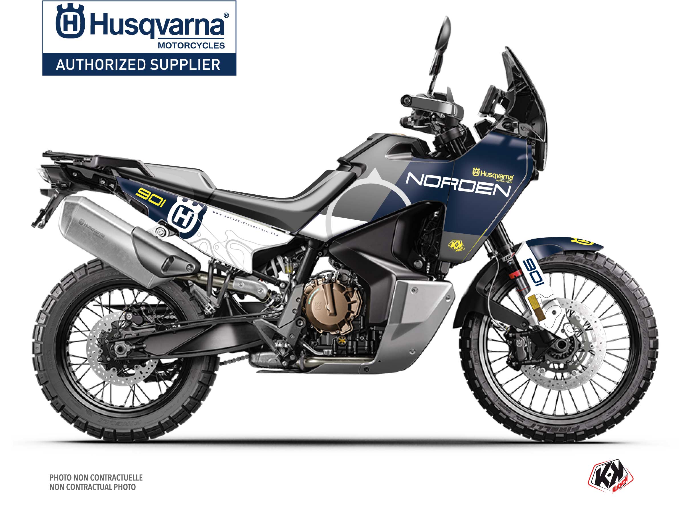 Husqvarna Norden 901 Street Bike KOMPASS Graphic Kit Blue