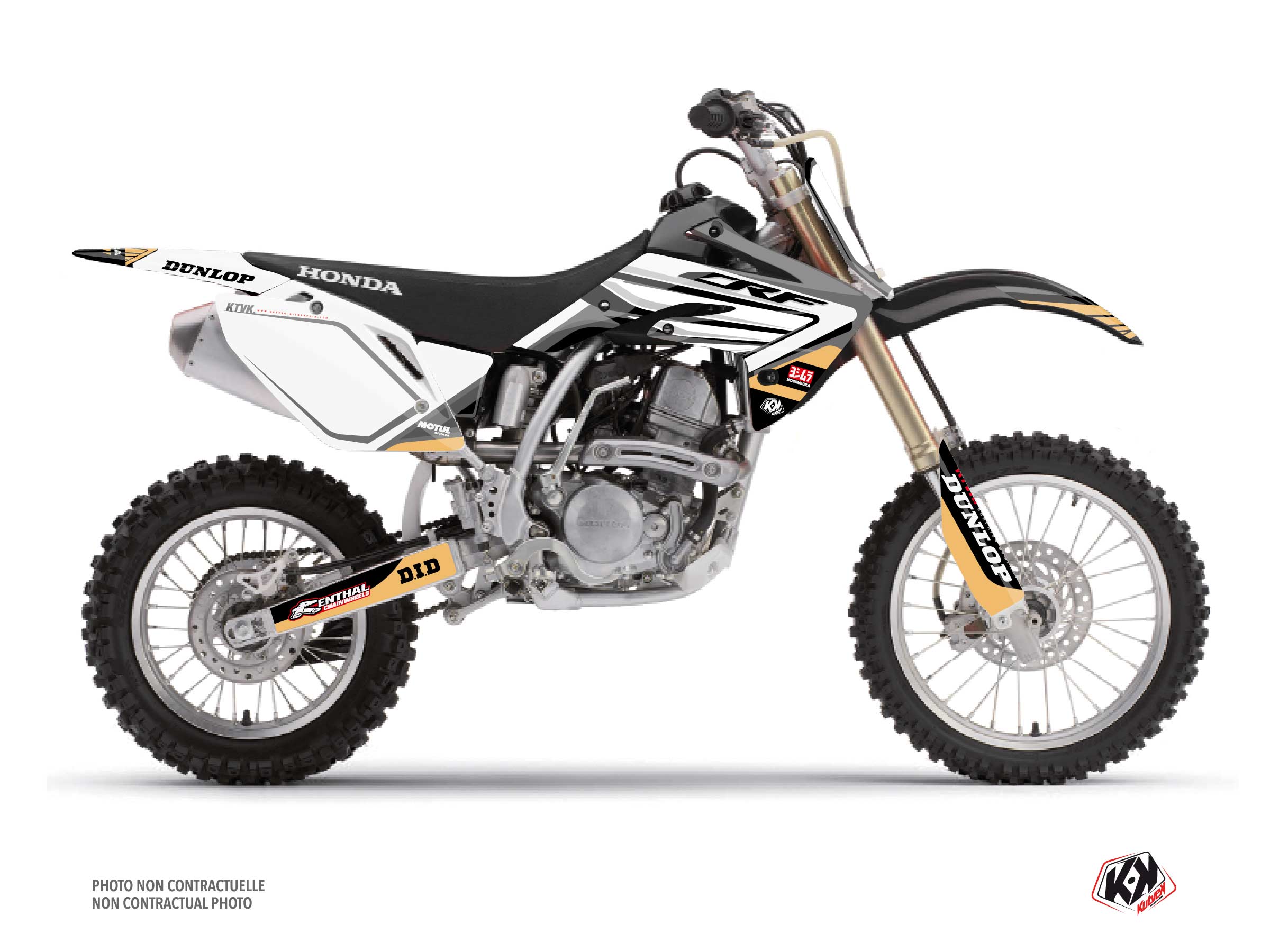 Honda 150 CRF Dirt Bike Kondor Graphic Kit Grey