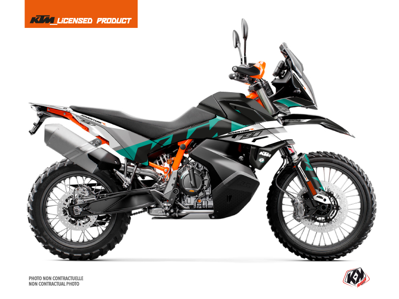 KTM 790 Adventure R Street Bike Kontrol Graphic Kit Green White