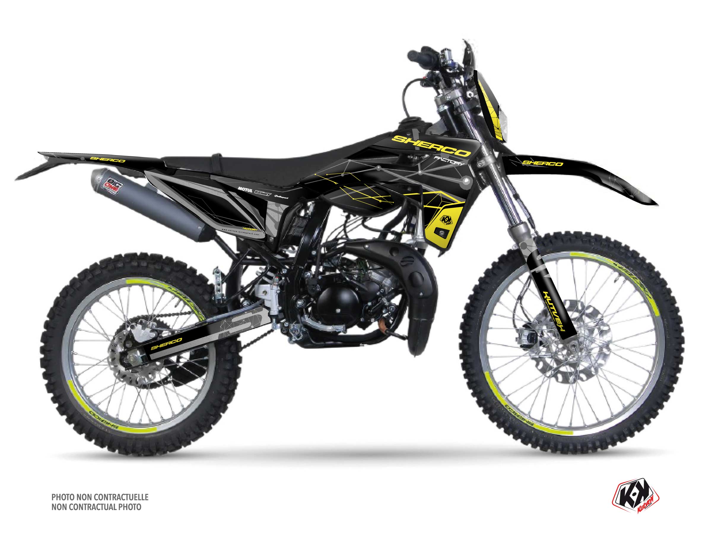 Kosmos Graphic Kit Sherco SE 50 Black