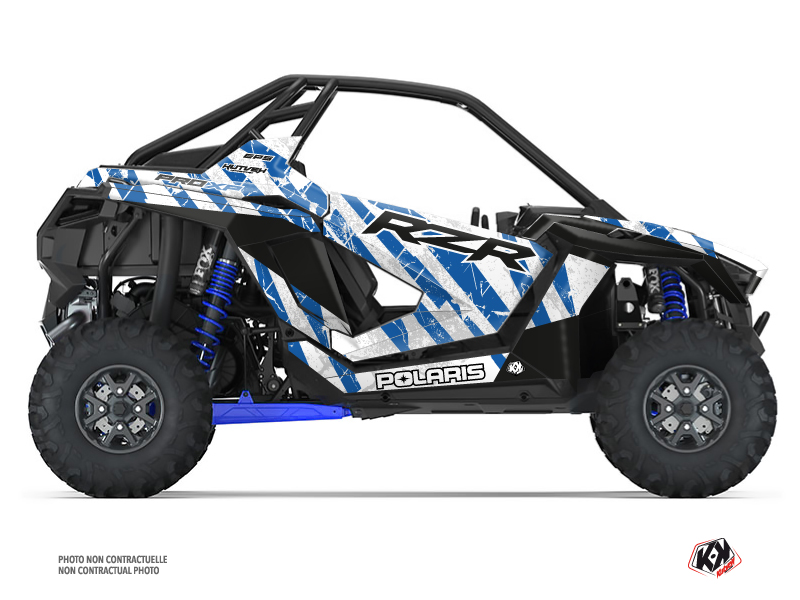 Kit Déco SSV Krack Polaris RZR PRO XP Bleu