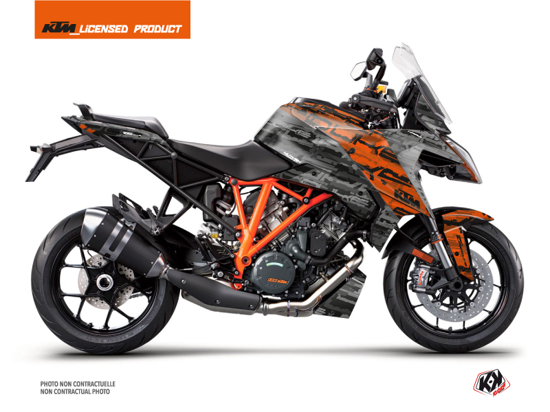 Kit Déco Moto Krav KTM Super Duke 1290 GT Orange Noir