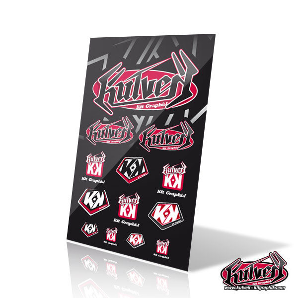 KUTVEK Stickers Accessories KUTVEK Products Graphic kit 