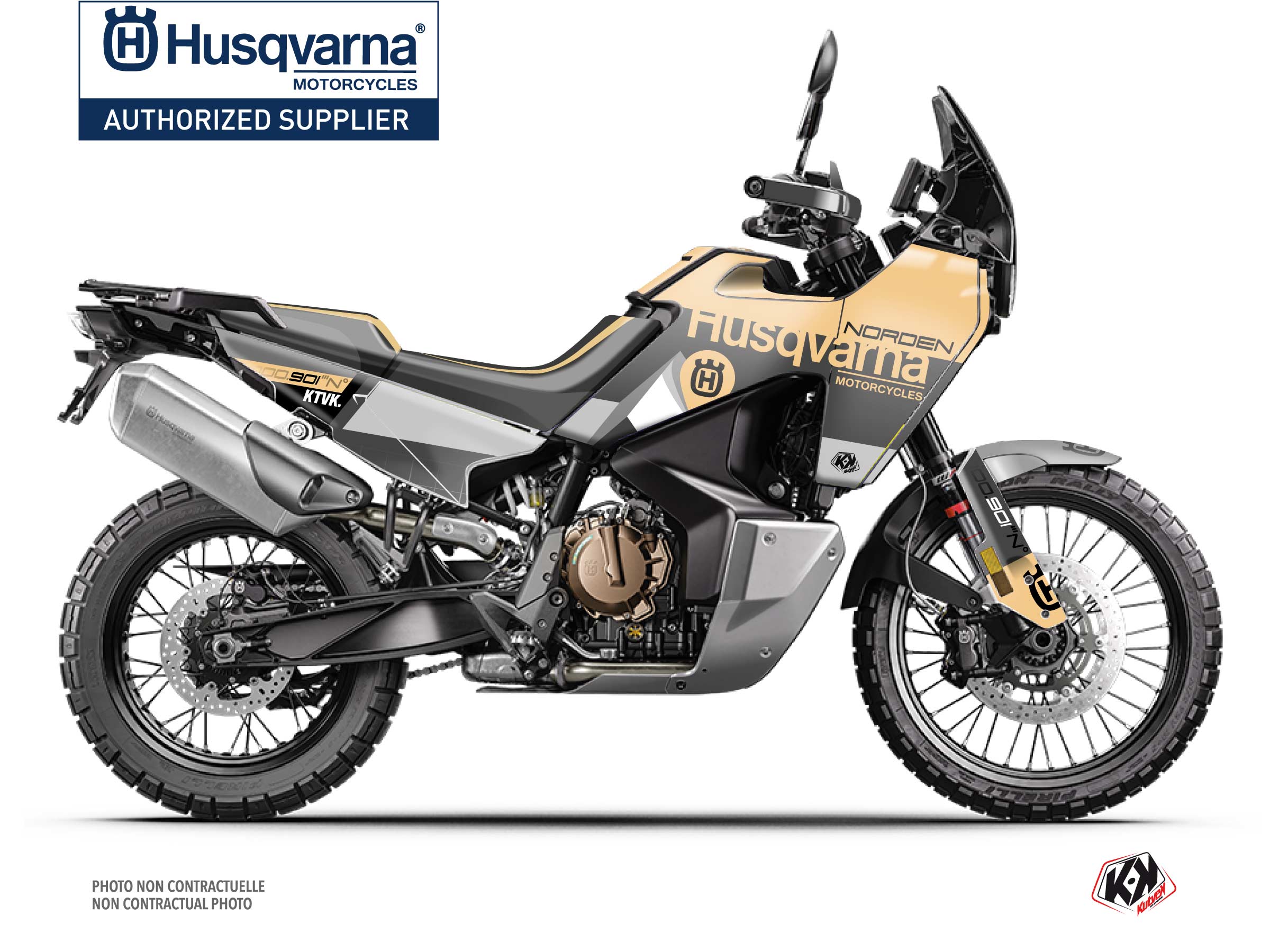 Husqvarna Norden 901 Street Bike Latitude Graphic Kit Sand