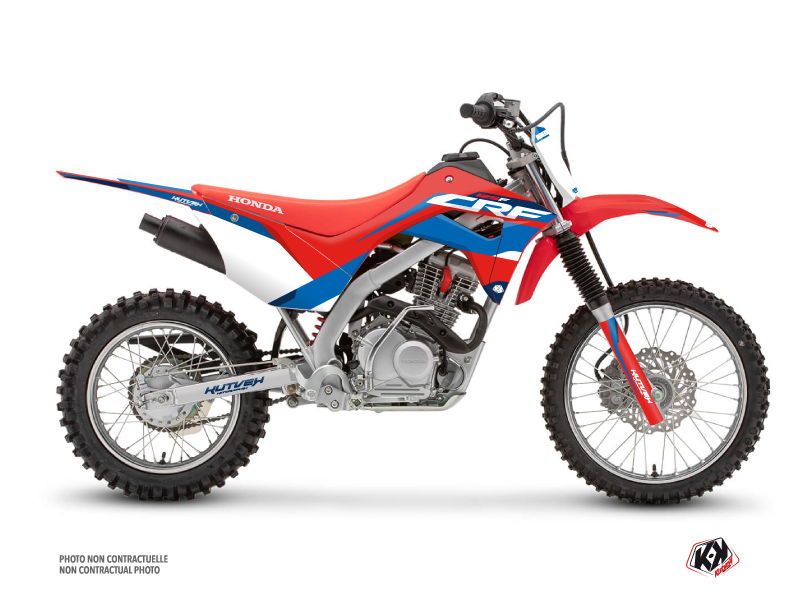 Honda 125F CRF Dirt Bike League Graphic Kit Red