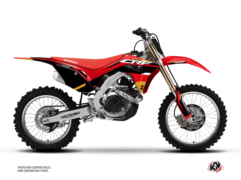 Honda 250 CRF Dirt Bike League Graphic Kit Gold