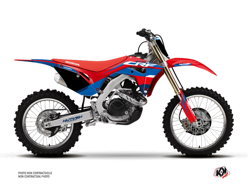 Honda 250 CRF Dirt Bike League Graphic Kit Red