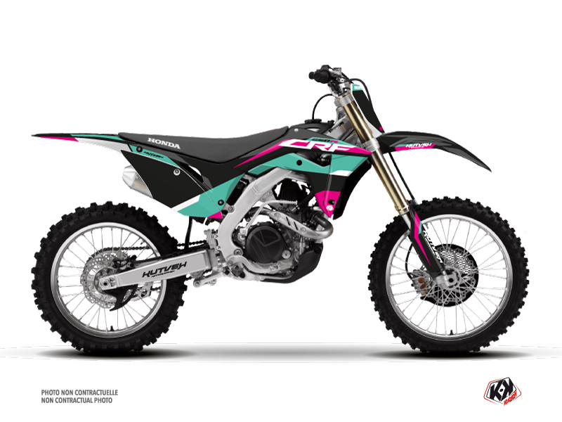 Honda 250 CRF Dirt Bike League Graphic Kit Turquoise