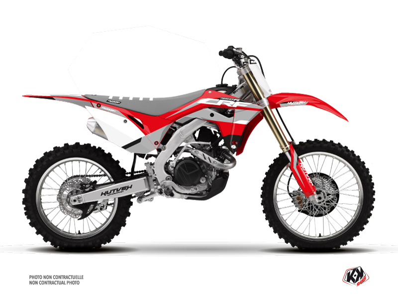 Kit Déco Moto Cross League Honda 450 CRF Gris