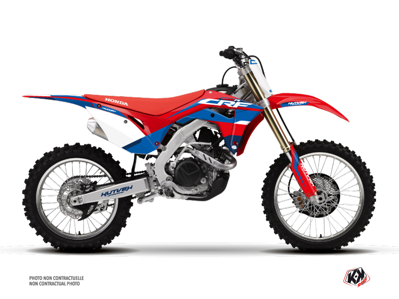 Kit Déco Moto Cross League Honda 450 CRF Rouge