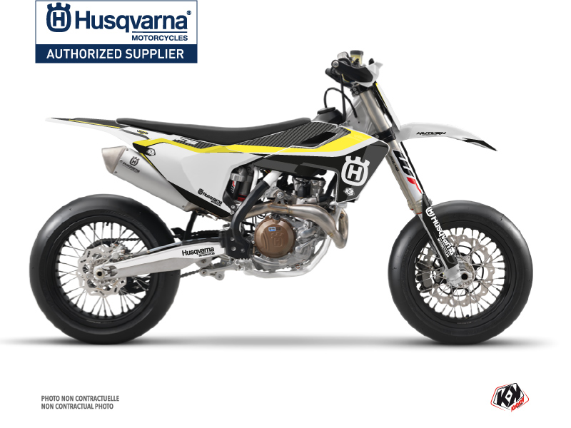 Kit Déco Moto Cross Legend Husqvarna 450 FS Noir