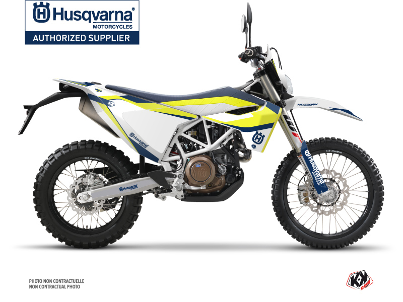 Husqvarna 701 Enduro Dirt Bike Legend Graphic Kit Blue