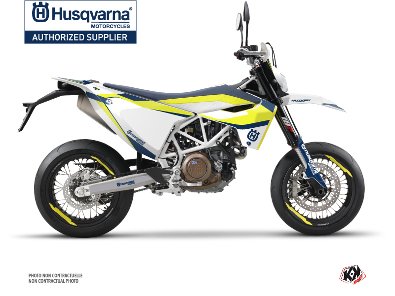 Kit Déco Moto Legend Husqvarna 701 Supermoto Bleu