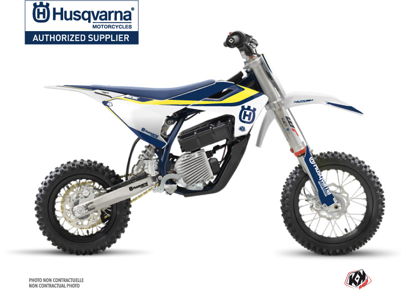 Husqvarna EE-5 Dirt Bike Legend Graphic Kit Blue