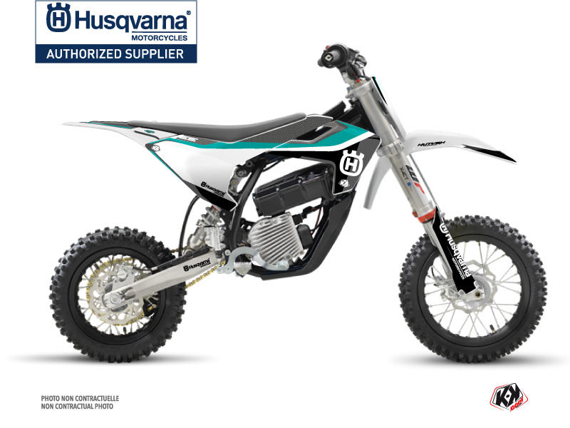 Kit Déco Moto Cross Legend Husqvarna EE-5 Turquoise