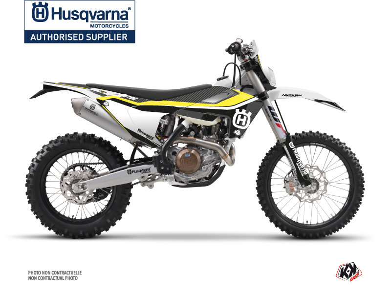 Husqvarna 250 FE Dirt Bike Legend Graphic Kit Black