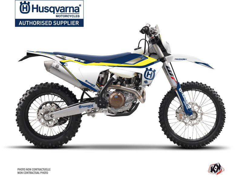 Kit Déco Moto Cross Legend Husqvarna 350 FE Bleu