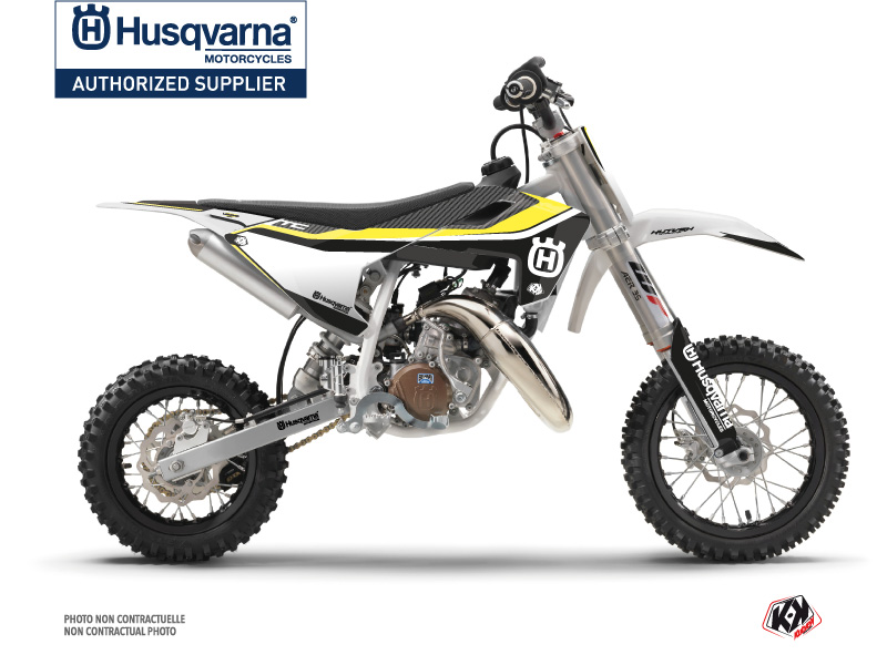 Kit Déco Moto Cross Legend Husqvarna TC 50 Noir