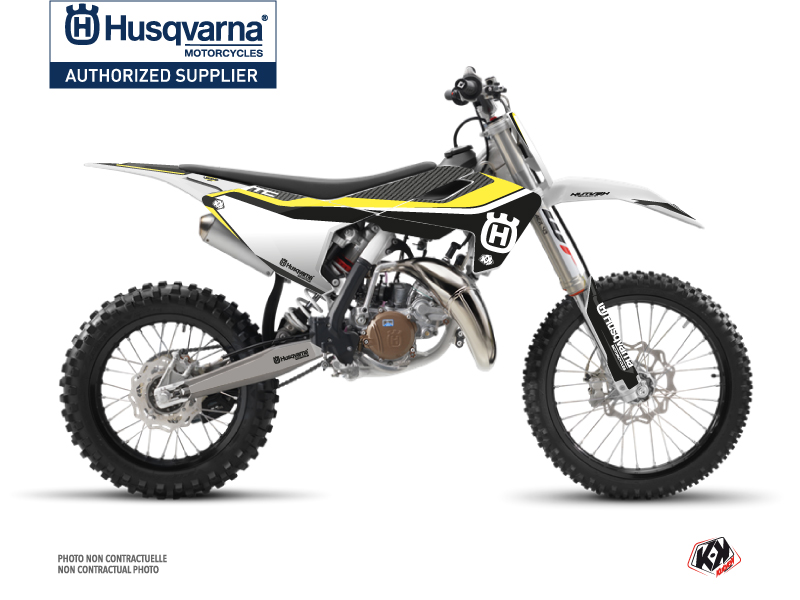 Husqvarna TC 85 Dirt Bike Legend Graphic Kit Black