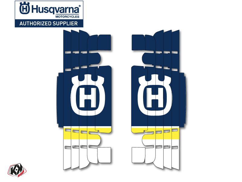 Graphic Kit Radiator guards Legend Husqvarna TE-FE 2017-2018 Blue