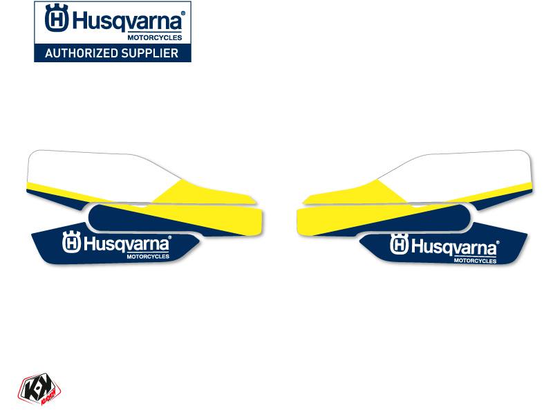 Graphic Kit Hand Guards Stickers Legend Dirt Bike Husqvarna TE-FE Blue