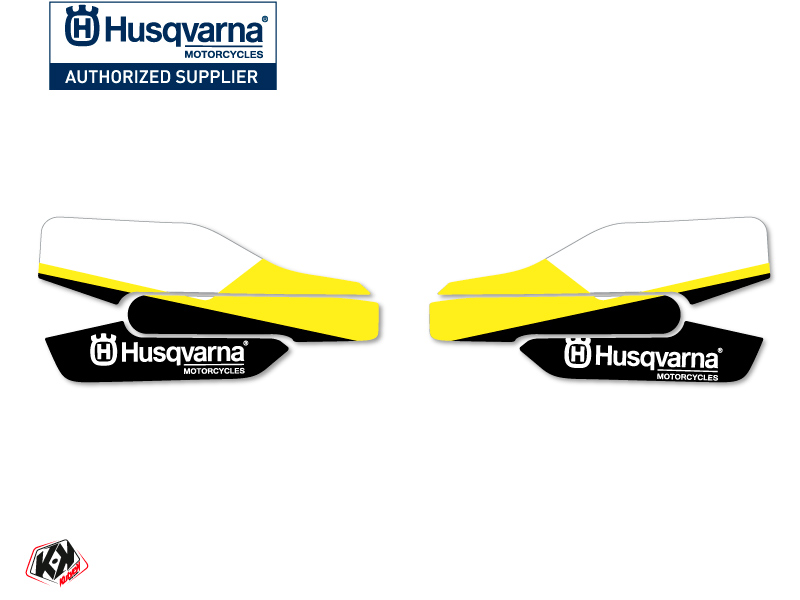 Graphic Kit Hand Guards Stickers Legend Dirt Bike Husqvarna TE-FE Black