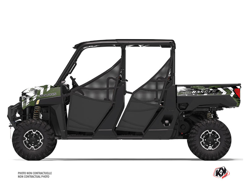 Polaris Ranger Crew UTV Lifter Graphic Kit Green