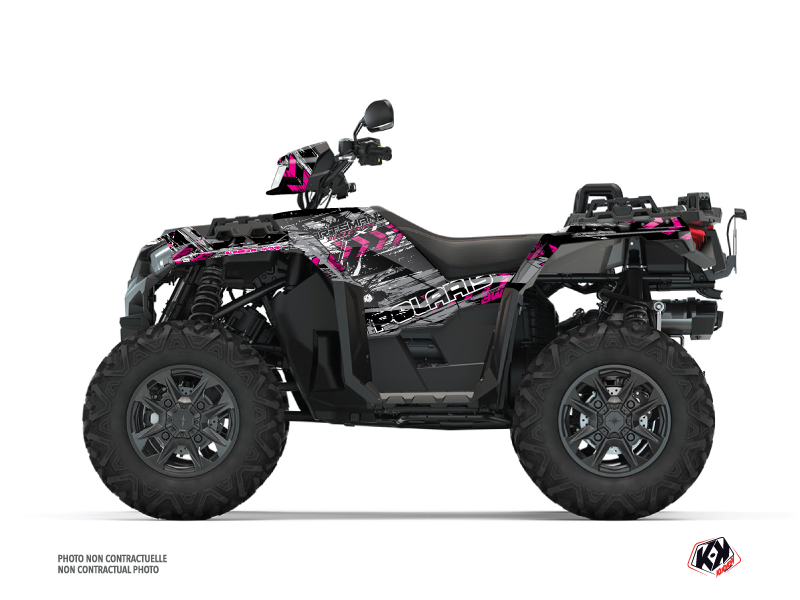 Polaris 1000 Sportsman XP S Forest ATV Lifter Graphic Kit Pink