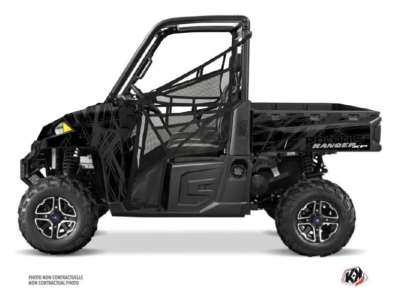 Polaris Ranger 900 XP UTV Squad Graphic Kit Black Grey